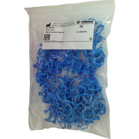 Cotton Clip - 100 darabos csomag, kék, műanyag - 605350