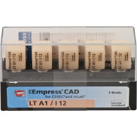 IPS Empress® CAD A-D for CEREC - 5 darabos csomag, méret I12, A1 LT - 602557