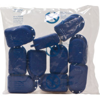 Fogszabályzó tartó doboz mini, (70 x 48 x 33 mm), kék, 10 darab