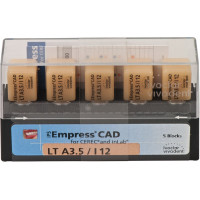 IPS Empress® CAD A-D for CEREC - 5 darabos csomag, méret I12, A3,5 LT - 602560