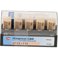 IPS Empress® CAD A-D for CEREC - 5 darabos csomag, méret I12, C2 LT - 602564 IPS Empress® CAD A-D for CEREC - 5 darabos csomag, méret I12, C2 LT - 602564