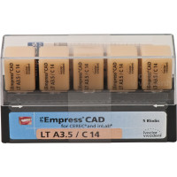 IPS Empress® CAD A-D for CEREC - 5 darabos csomag, méret C14, A3,5 LT - 602570