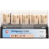 IPS Empress® CAD A-D for CEREC - 5 darabos csomag, méret C14, B1 LT - 602571