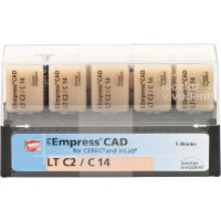 IPS Empress® CAD A-D for CEREC - 5 darabos csomag, méret C14, C2 LT - 602574
