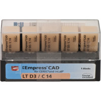 IPS Empress® CAD A-D for CEREC - 5 darabos csomag, méret C14, D3 LT - 602575