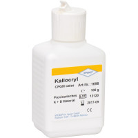 Kallocryl CPGM (W), Fogsor-műanyag, fehér, 100 g, 1 darab