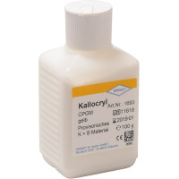 Kallocryl CPGM, Fogsor-műanyag, sárga, 100 g, 1 darab