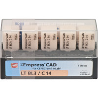 IPS Empress® CAD for CEREC - csomag 5 Blöcke méret C14, BL3 LT - 602589 IPS Empress® CAD for CEREC - csomag 5 Blöcke méret C14, BL3 LT - 602589