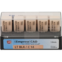 IPS Empress® CAD for CEREC - csomag 5 Blöcke méret C14, BL4 LT - 602590 IPS Empress® CAD for CEREC - csomag 5 Blöcke méret C14, BL4 LT - 602590