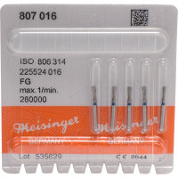 Diamanten 807, gyémántcsiszoló, kék, ISO 016, FG, 5 darab