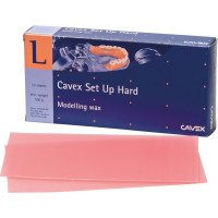 Cavex szett, Up, Modellviasz, Lapok, kemény, rózsaszín, 500 g, 1 Csomag