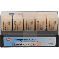 IPS Empress® CAD Multi for CEREC - 5 darabos csomag, méret C14L, A1 - 602604