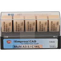 IPS Empress® CAD Multi for CEREC - 5 darabos csomag, méret C14L, A3,5 - 602607