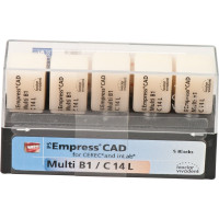 IPS Empress® CAD Multi for CEREC - 5 darabos csomag, méret C14L, B1 - 602608