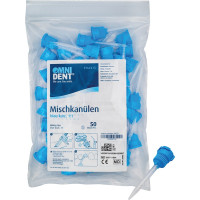 Omni Mischkanülen blau kurz 1:1 - zacskó 50 db kék, kurz 1:1 - 58277