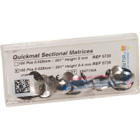Quickmat DELUXE - utántöltő csomag 100 Teilmatrizen Stärke 0,025 mm, bombiert, Molar - 5736