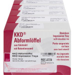 KKD® Abformlöffel Abdrucknahme - 5 darabos készlet, (Nr. 10, 11, 12, 13, 19), tömör - 00277S