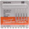 Diamanten 831, gyémántcsiszoló, sárga, ISO 018, FG, 5 darab