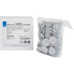 Emetapol (W), Polírozó (Fém), szereletlen ISO 220 Korong, fehér, Gumi, 3 mm, 100 darab