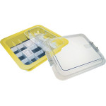 Komplette Materialwanne - Sortiment 1 Materialwanne neongelb inklusive Zubehör - 20Z455O