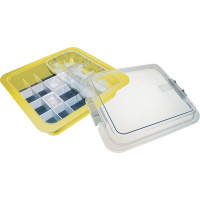 Komplette Materialwanne - Sortiment 1 Materialwanne neongelb inklusive Zubehör - 20Z455O