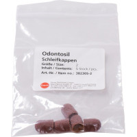Schleifkappen, csiszoló, (puha anyagok) kerek, Ø 10 mm, Gr. 2, D-38230T-2, 5 darab