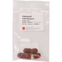 Schleifkappen Packung 5 Schleifer rund Ø 7 mm, Größe 1 für Träger D-38230T-1