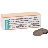 Szeparáló korongok (833), szereletlen ISO 220 barna, 0,3 mm, 100 darab