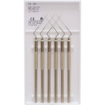 Hedström reszelő (22 mm) (ISO 15), fogantyú egyik végen - Fém ISO 15 sterilizálható, ISO színkódolt, Nemesacél, 22 mm, 6 darab