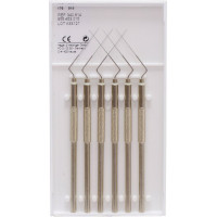 Hedström reszelő (22 mm) (ISO 15), fogantyú egyik végen - Fém ISO 15 sterilizálható, ISO színkódolt, Nemesacél, 22 mm, 6 darab