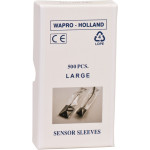 Védőtok (2), Egyszerhasználatos termék, L (nagy), 500 darab