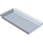 ALUMINIUM TRAY - 1 db, Tray szürke 20 x 10 cm - PN181470-1