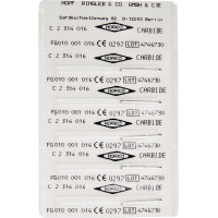 HM-Bohrer C2, fúró, ISO 016, FG, 5 darab