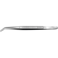 Titan-Pinzetten - 1 db, 155 mm, gebogen, gerieft, nach London-College - HTC 033-05