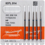 Diamanten 837L, gyémántcsiszoló, kék, ISO 014, HP, 5 darab