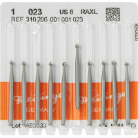 Stahlbohrer 1, acél-fúró, ISO 023, RAXL, 10 darab