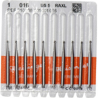 Stahlbohrer 1, acél-fúró, ISO 016, RAXL, 10 darab