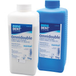 Omnidouble Packung 2 x 1 kg Silikon blau, 15 Shore A-Härte