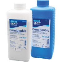Omnidouble Packung 2 x 1 kg Silikon blau, 15 Shore A-Härte