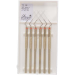 Hedström reszelő (22 mm) (ISO 25), fogantyú egyik végen - Fém ISO 25 sterilizálható, ISO színkódolt, Nemesacél, 22 mm, 6 darab