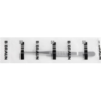 Chirurgische Pinzetten - 1 db, gerade, Maulbreite 2,1 mm, 160 mm - BD549R
