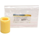 Szilikon gyuru (1), sárga, Szilikon, 1 darab