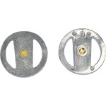 Aluminium-Sockelplatten Packung 2 darab