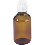 PalaXpress® Packung 5 x 80 ml Braunglasflaschen leer, barna üveg, 80 ml, 5 darab