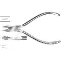 Draht- und Klammerbiegezangen nach Aderer, 1 darab, HSL 4231-13, 130 mm