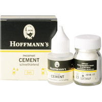 HOFFMANN´S CEMENT - Készlet – 35 g Pulver schnellhärtend weißlichgelb, 15 ml Flüssigkeit - 8001503