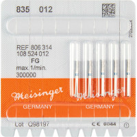 Diamanten 835, gyémántcsiszoló, kék, ISO 012, FG, 5 darab