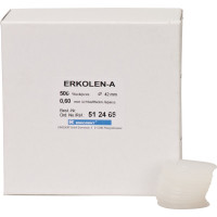 Erkolen A (0,6 x 42 mm), Sapka fólia, átlátszó, opák, Polipropilén, 500 darab Erkolen A (0,6 x 42 mm), Sapka fólia, átlátszó, opák, Polipropilén, 500 darab