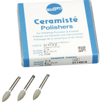 Ceramisté®, kerámia polírozó, Ultra II, midicsúcs, RA, 12 darab