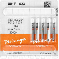 Diamanten 801, gyémántcsiszoló, piros, ISO 023, RA, 5 darab